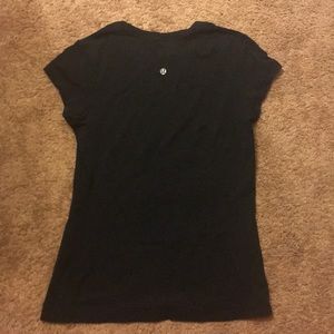 Black Lululemon short sleeve shirt size 4